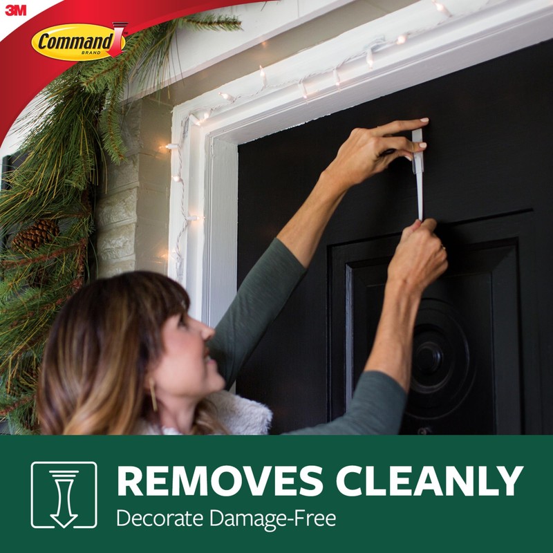 Command Large Outdoor Metallic Bronze Hook [Removable]: 1-Pack (Bronze) [4-Sets]