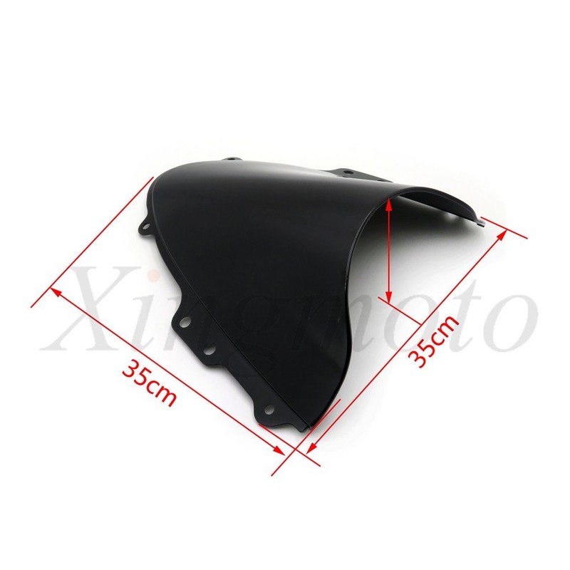 Smoke Black Double Bubble Windscreen Windshield for 04-2005 for Suzuki