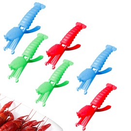 Crawfish Sheller Tool，2025 Crawfish Peeler Tool For Peeling Cooked Shrimp Tails，Crawfish Peeler Tool for Protecting Nails And Keeping Fingers Clean (6Color-2blue 2green 2red)
