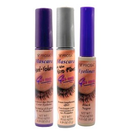 PROSA 3PK Bundle with Eyeliner - Long Lasting Makeup for Beauty Cosmetics