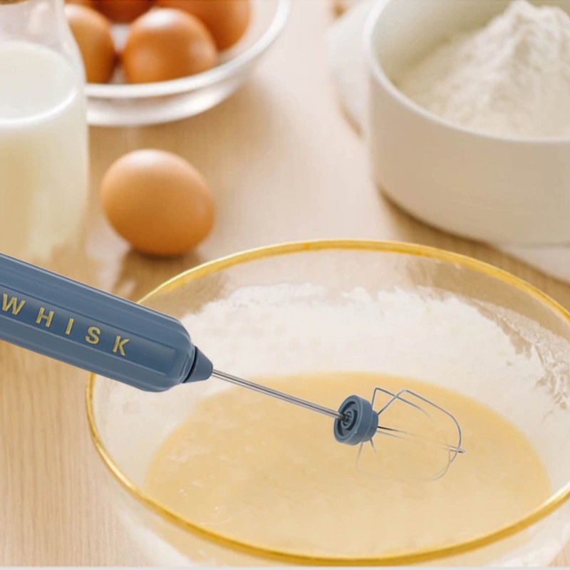 USB Household Stainless Steel Electric Mixer Handheld Small Mixer Wireless
