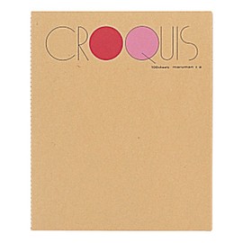 Maruman Croquis White, red