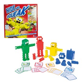 TOMY Games T73660EN Hide and Squeak Robots, Multi