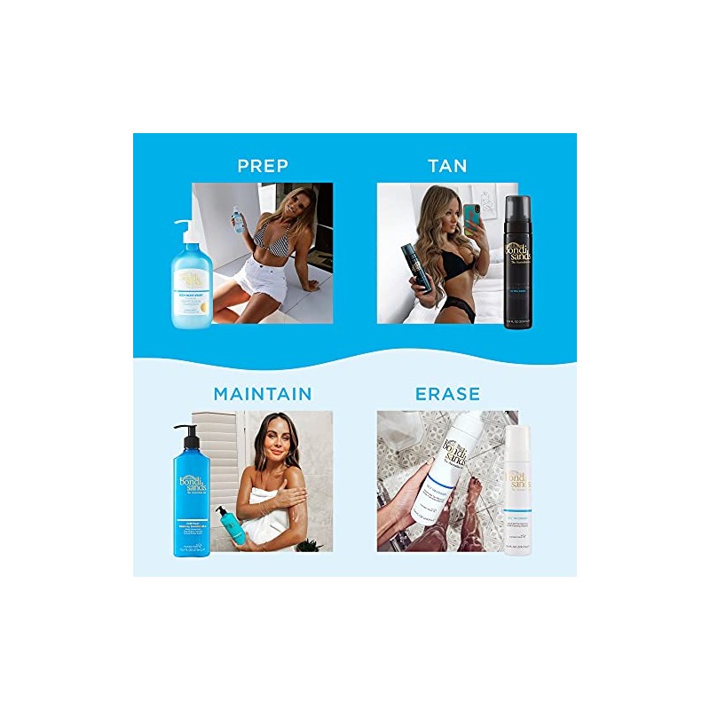 Bondi Sands Borrador autobronceador | Fórmula hidratante, limpiadora, suave elimina