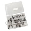 75Pcs Fishing Rod Tip Repair Kit Fishing Rod Guides Stainless