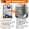 Homey Pet 50 Inch Cat Cages Indoor, Large 4-Tier Cat