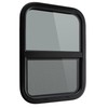 RecPro RV Teardrop Horizontal or Vertical Slide Window with Trim