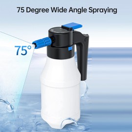 Generic Electric Foam Sprayer Portable Automatic 1.5L Cordless Pump for Car Wash Garden Home (Electric Pressure Foam Sprayer 1.5L)