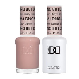 DND Gel Polish Set, Sheer Collection, UV/LED Gel Polish and Air Dry Nail Lacquer, Matching Chip-Free Polish Duo, 881 Dirty Dancer, 0.5 Fl Oz