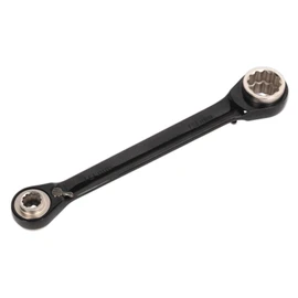 Sealey AK7979 4-in-1 Reversible Ratchet Ring Spanner - Metric, Silver