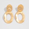 ROSASUENO Chunky Golden Layered Statement Dangle Drop Earrings Exaggerated Geometric