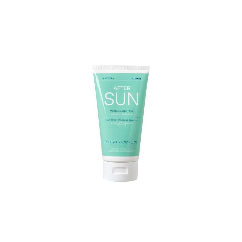 KORRES Aloe Vera Moisturising Body Milk, After Sun Care for
