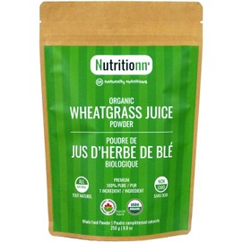 Nutritionn Organic Wheatgrass Juice Powder by Nutritionn - 100% Pure Premium Natural Whole Food Supplement