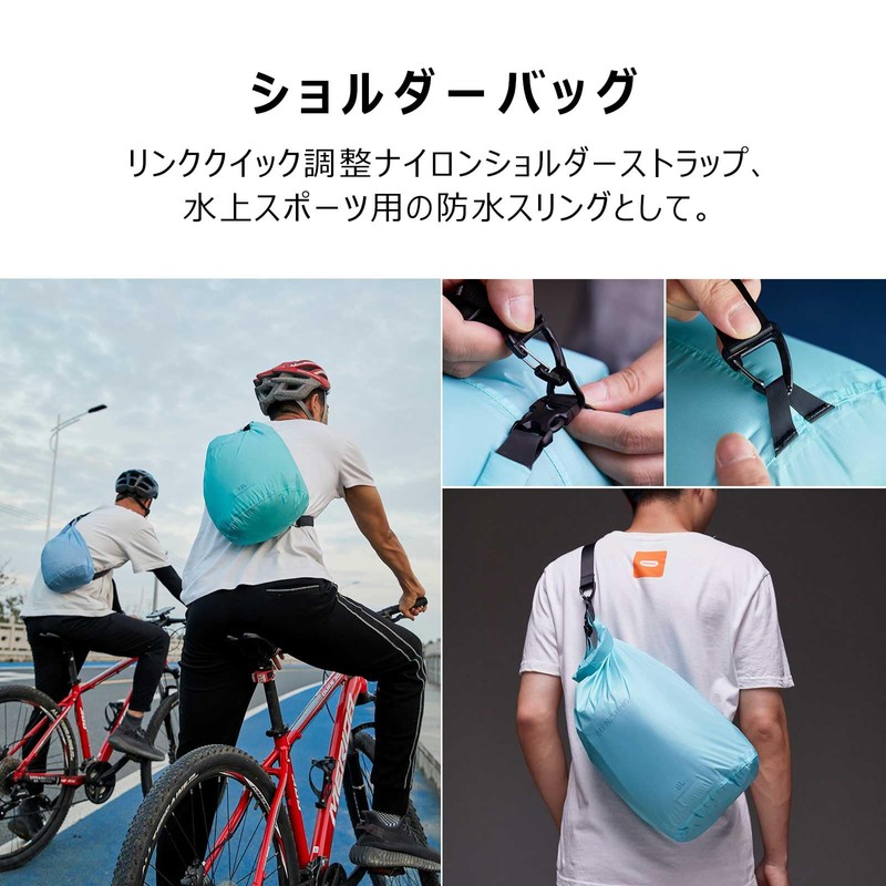 BeeNesting Ultralight Dry Bag Set for Backpacking, Waterproof Dry Bag