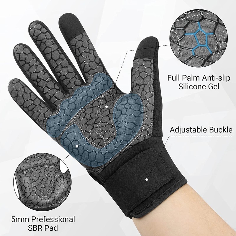 RUIXUE Winter Running Gloves Warm Lightweight, Touchscreen Gloves Grip Cycling