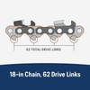 Husqvarna X-Cut S93G 18 Inch Chainsaw Chain, .3/8" Pitch, .050"