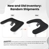 JODSONE U-Shaped Black Arm Rest for Nails Tech with Rotating