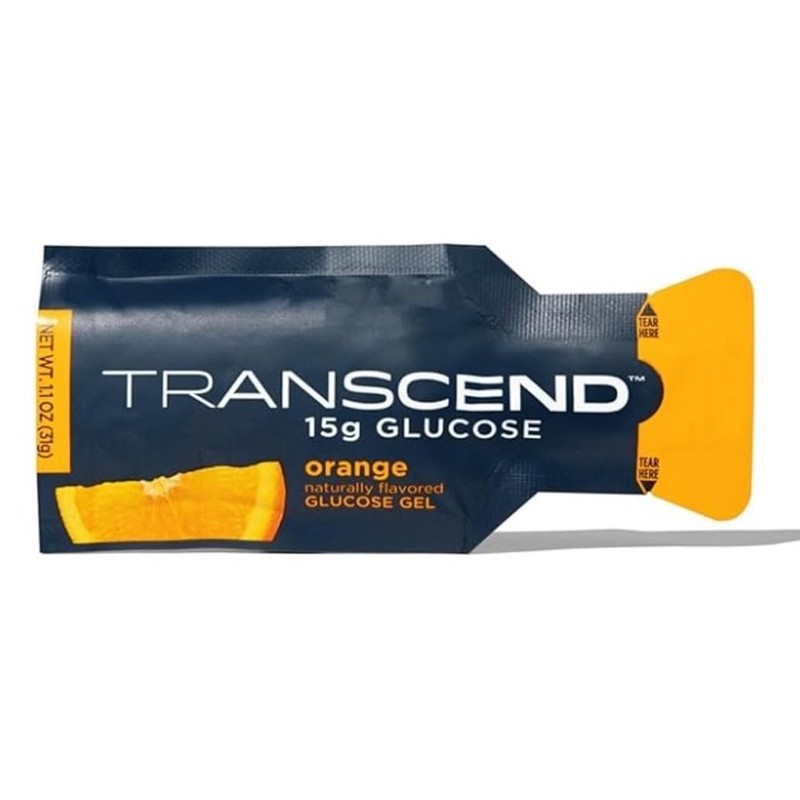 Vitonus Transcend Orange Flavored 15g Glucose Gels, 9 Packs, Gluten