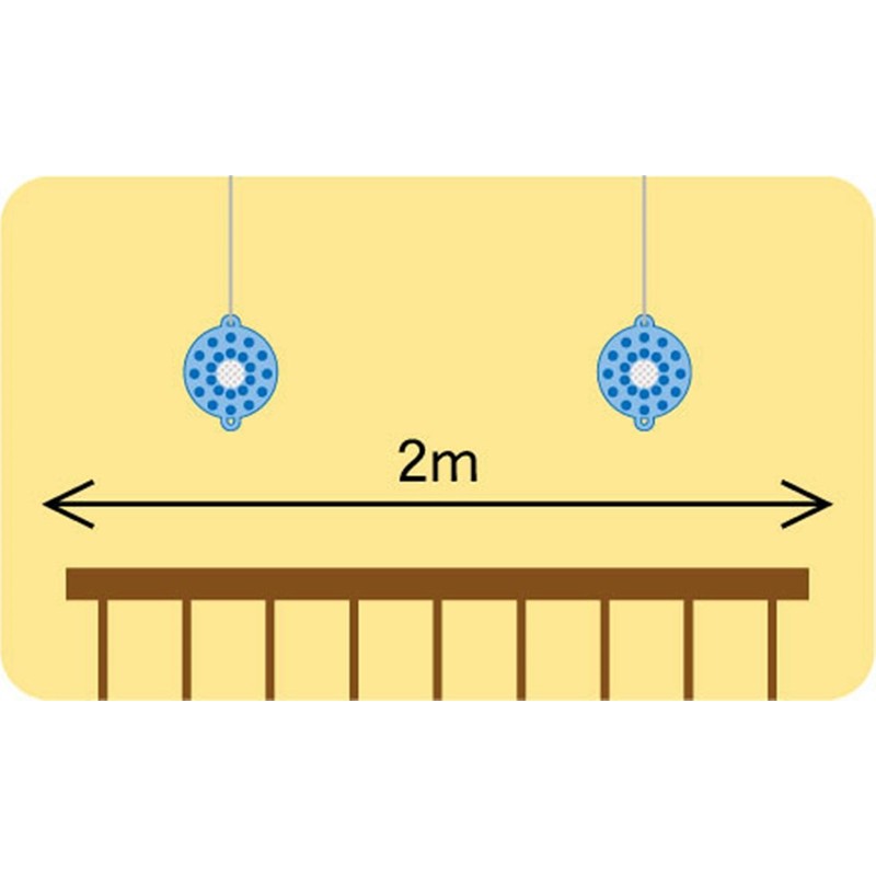 ミツギロン 鳥獣害 とり はと ベランダ とり去~る 2 ブルー 11.3×9×1.2cm 迷惑