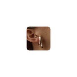 Gold Knot Ear Cuff Earrings for Women Clip On Cartilage Earrings Silver Ear Cuffs Non Pierced Cartilage Wrap Ear Cuff