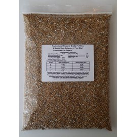 Professional Nursery Grade Ginger Fertilizer 4 LB 6 Month Slow Release Plant Food for Alpinia Costus Zingiber Curcuma Hedychium