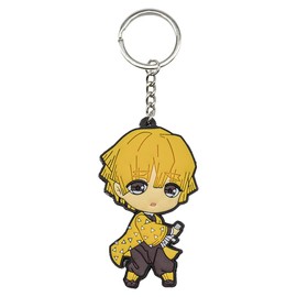 NINJAMO Demon Anime Slayer Keychain Zenitsu Agatsuma Pendant Hanging Ornament Backpack Luggage Tag Anime Collectible