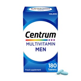 Centrum Multivitamin for Men, 23 Essential nutrients Including Vitamin D, C, and Magnesium, 180 Tablets