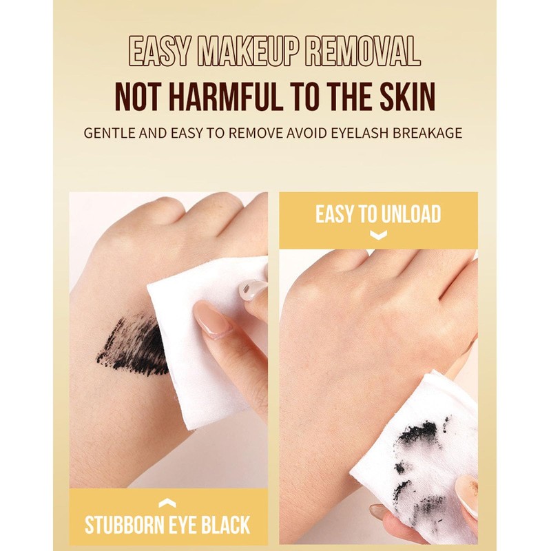 Black Mascara Volumising& Smudge-Proof,With an inflator comb brush - Waterproof