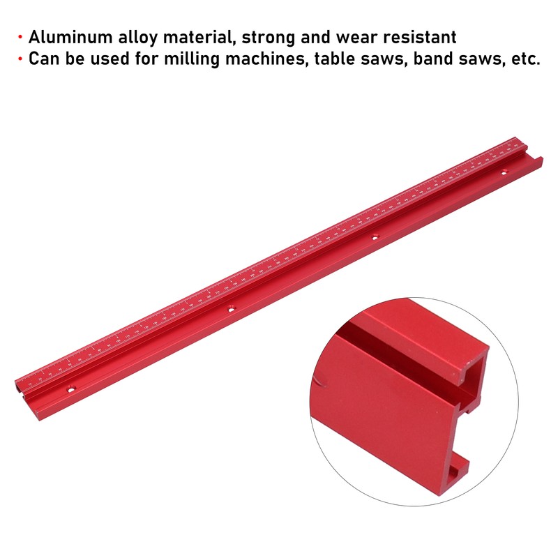 45 Type Woodworking Chute Aluminum Alloy Guide Rail Push Handle