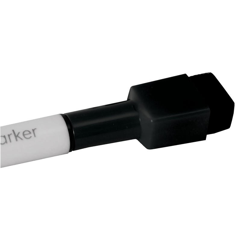 Nobo Mini Whiteboard Pens With Magnetic Eraser Cap, 2mm Fine