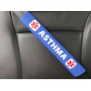 Asthma Medical Alert Seat Belt Cover (Royal Blue)