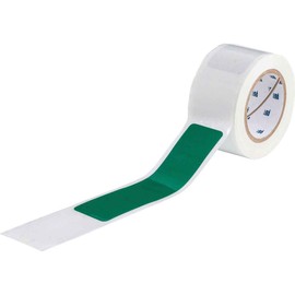 Brady ToughStripe Nonabrasive Dash Floor Marking Tape, 8" Length, 2" Width, Green (Pack of 1 Roll)