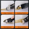 Caulking Tool Kit, Stainless Steel Caulk Remover Tool, 4 in