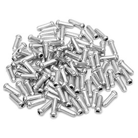MingTa Bike Cable End Caps Crimps Brake Cable Caps Bike Shift Cable Gear Wire End Tips Crimp for Road Mountain Bikes (Silver Color-200Pieces)