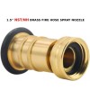 1.5" NH/NST Fire Hose Nozzle, Brass Fire Equipment Spray Jet