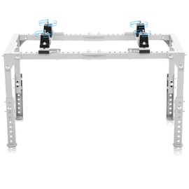 TOPTGO Mini Split Ground Stand, Heavy Duty Adjustable Mini Split Stand Support 400LBS Load Capacity, Fit for 9,000-12,000 BTU Ductless Air Conditioners Heat Pump