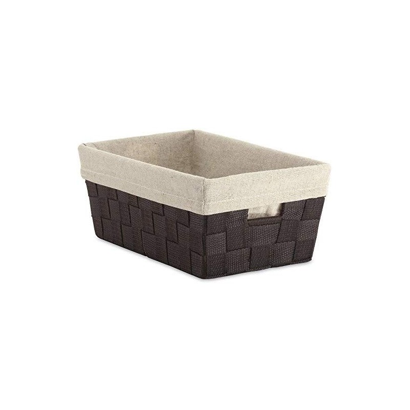 Whitmor Bolsa de Almacenamiento con agarradera, Tejida, Marrón, Small Shelf