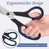 Stainless Steel Scissors, Pack of 3, 20.2 cm Household Scissors,
