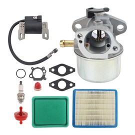 Carbhub 799866 Carburetor For 190CC 725EX 790845 799871 796707 794304 Engines Toro Craftsman Troy Bilt 6.75 Lawn Mower with 802574 Ignition Coil for 590454 Armature Magneto