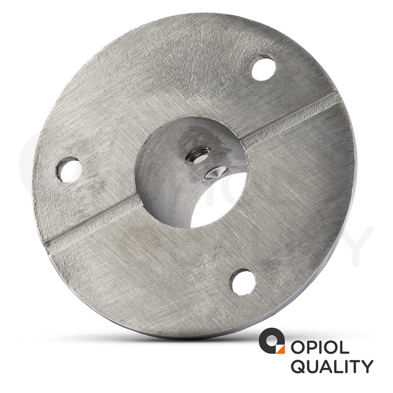 OPIOL QUALITY® Railing Foot Round 90° for Pipe 25 mm