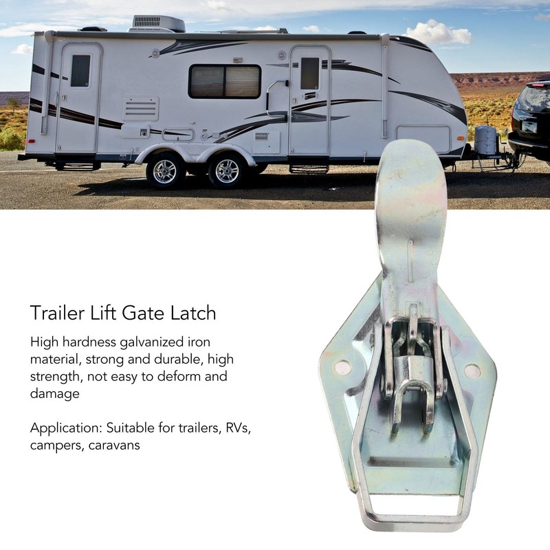 Trailer Lift Gate Latch Galvanized Iron Heavy Duty Trailer Lock
