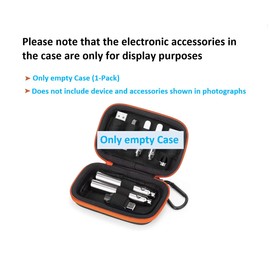 BUISAMG BUISAMG (Only Case) 510 thread charger Storage Case, Carrying Battery Bag Pen case Small Travel case, Organizer Pouch with Carabiner, for Battery pen style Pods-pen thread Battery Case. 1-Pack