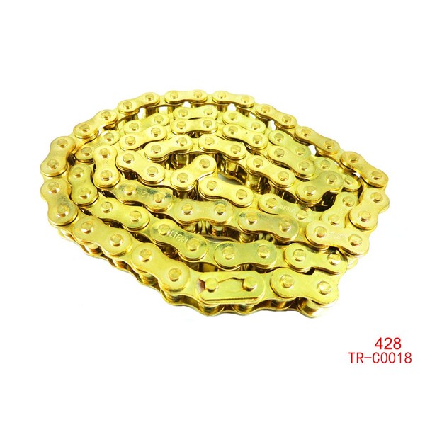 428 Gold Chain 102 Link with Connecting Master Link for