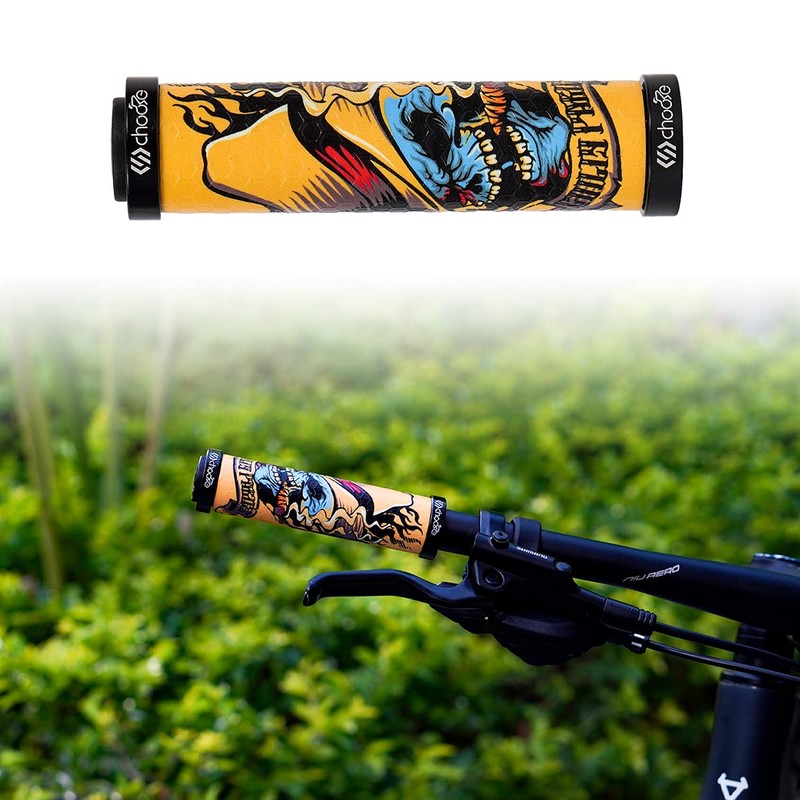 Chooee 3D Mountain Bike Bicycle Grips MTB Bicycle Handlebar Grips