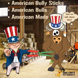 Dog Chits Bully Sticks | 6,12 & 5 Inch & Braided | Made in USA | All Natural | Grass-Fed | Great for Dogs and Puppies | Long Lasting Chew | Fully Digestible | High Protein