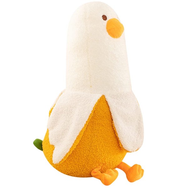 Ksopsdey Banana Duck Plush Toy 27cm Plush Toys Cute Duck