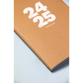 OCTÀGON DESIGN | 2024/2025 Small Monthly Planner PLUS similar A5 - Monthly Planner - 12 Months, August 2024/2025-2 Pages for Notes Between Months - Soft Cover - Kraft Colour