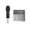 Tighall 11 Pcs Hexagonal Handle Hollow Plum Blossom Screwdriver Batch