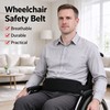 Wheelchair Safety Belt for Waist Support – Adjustable Quick-Release Padded