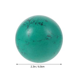 Healifty Baoding Balls Pack of 2-2. 36 Inch Chinese Balls for Hand Glockenspiel Chinese Health Exercise Massage Balls (Green) 6 x 6 x 6 cm, 360.0 g, Pack of 1